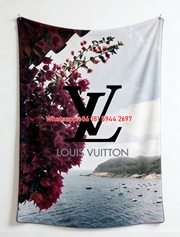 LV Coastal View Flannel Sofa Throw Blanket 397